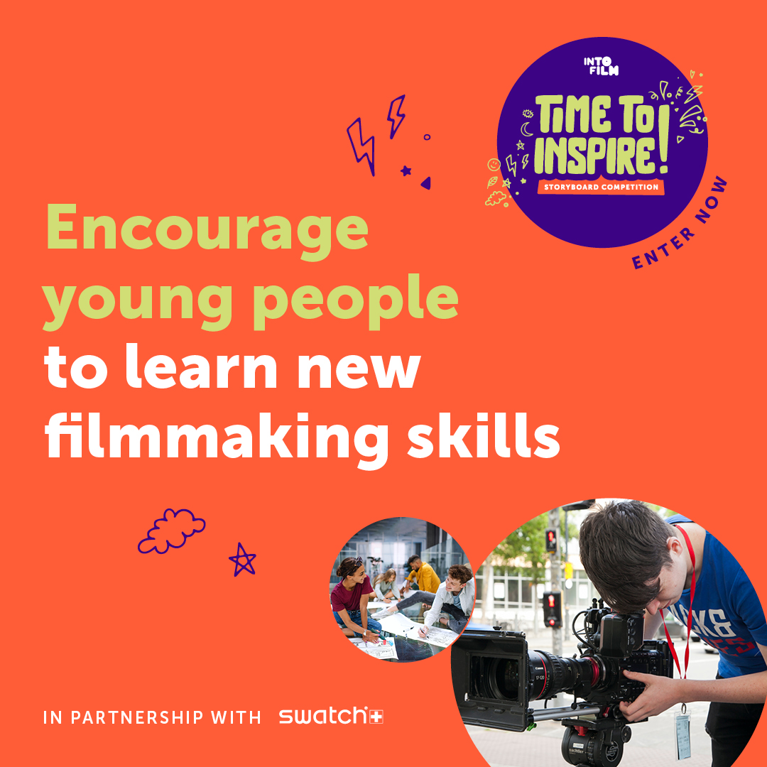 Did you know our #Time2Inspire Storyboard Competition finalists’ workshop will be held at the @NetflixUK office in London?🤩 This is a fantastic opportunity for young people aged 13-19🎬 Plus, reasonable expenses will be paid! Enter by 21 April👉 intofilm.org/news-and-views… #Edu