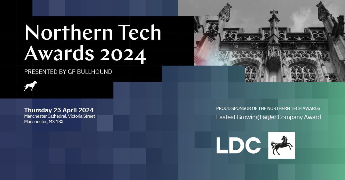 We're delighted to reveal that we've been shortlisted at this year's @GPBullhound Northern Tech Awards as one of the top 100 fastest-growing tech companies in the North of the UK 🏆 lnkd.in/gfzjeBM #NorthernTechAwards2024 #NorthernTechAwards #BusinessAwards