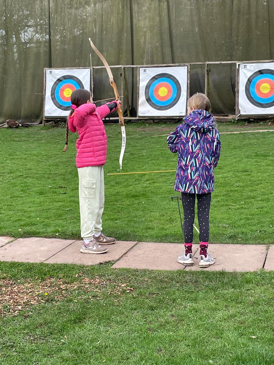 Archery for Miss Howell’s group <a href="/GreystokePS/">Greystoke Primary</a> <a href="/gpsmisspowell/">GPSMissPowell</a>