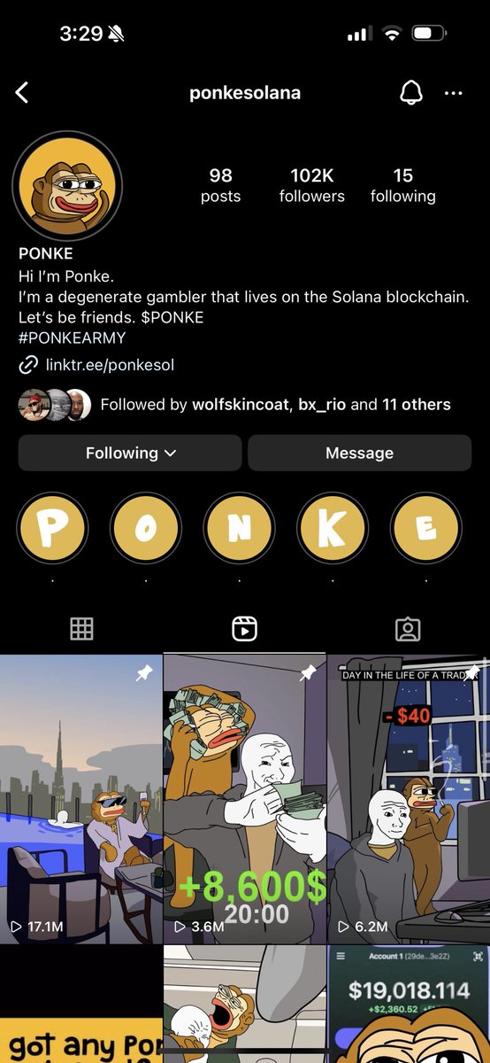 PRINTMYMINT's tweet image. $PONKE will be the #1 memecoin on solana….
