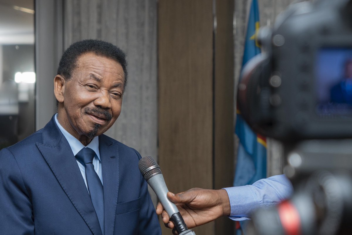 Dans le cadre de la formation du nouveau gouvernement, Christophe Mboso, Président du Bureau provisoire de l'@AssembleeNatRDC,a été reçu le 11 avril 2024 par la Première ministre @SuminwaJudith. Il a partagé son optimisme quant à des réussites collectives pour les congolais.