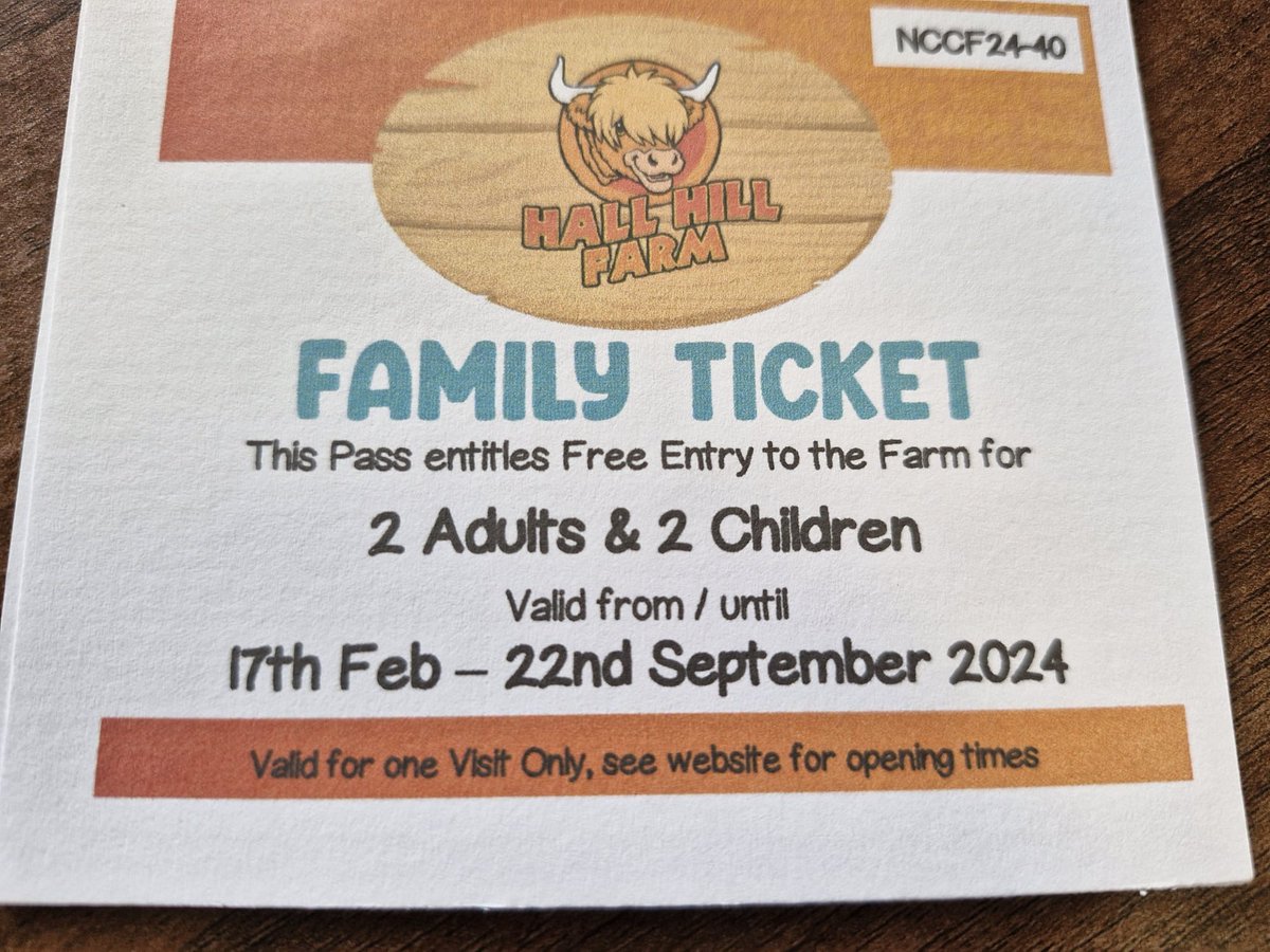 We are delighted that our latest engagement project will offer our foster family’s free tickets for a fun filled day out at @HallHillFarm in Durham. We hope you all have a great day!