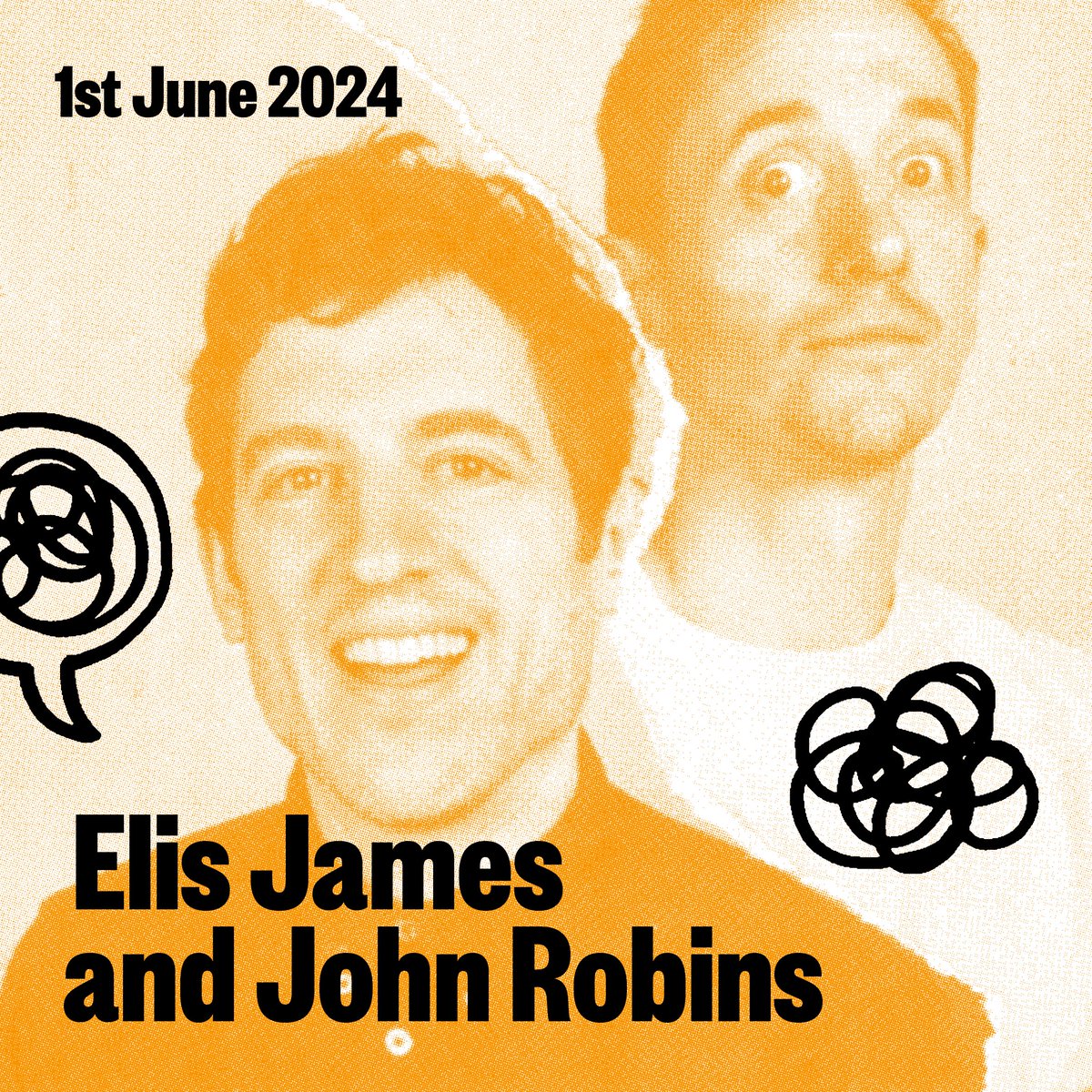 Join Elis James and John Robins LIVE, as they bring their award-winning show to Crossed Wires. Expect big laughs and top quality #content from the UK's youngest and most relevant podcasters 🏛️ Sheffield City Hall Sat 1st June TICKETS: 🎟️ crossedwires.live #elisandjohn