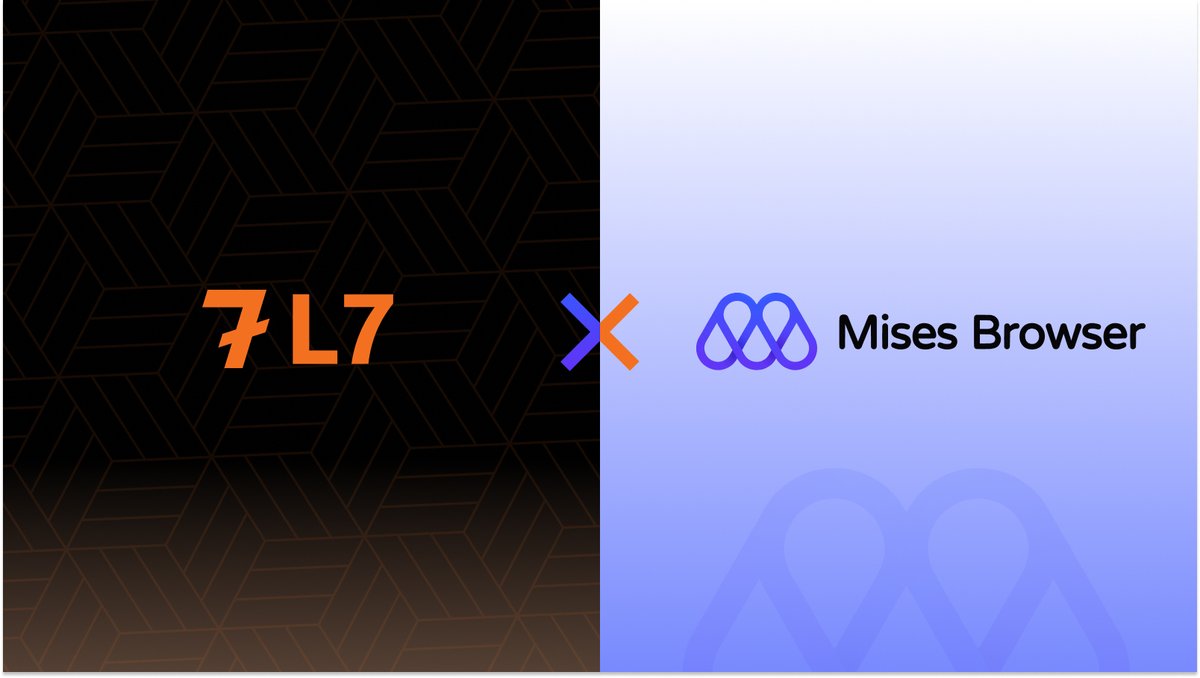 🎉 Excited to announce our partnership with <a href="/Mises001/">Mises</a>!  

🌐 #Mises Browser is the world's first fast, secure and extension-supported mobile #Web3 browser. Integration of #L7 on Mises marks a milestone in our journey towards crypto futures!  

🚀 Together, we're co-building a new