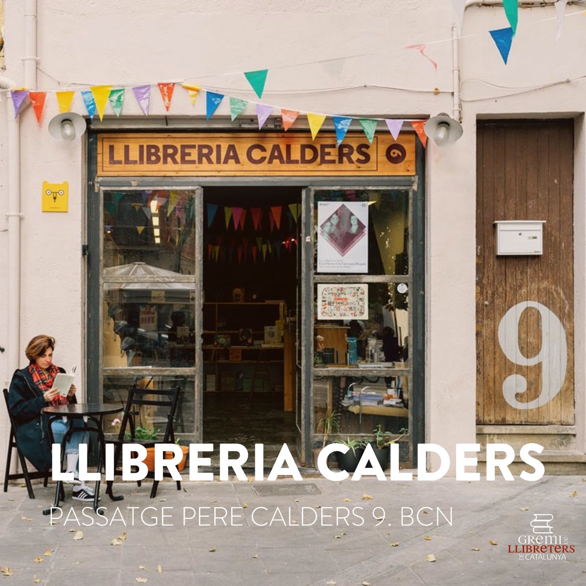 Des del Gremi de Llibreters de Catalunya volem felicitar de tot cor a la Llibreria @LaCalders de #Barcelona que avui celebra el seu 🔟è aniversari! Per molts anys i molts llibres! ❤📚 #Catalunya #llibreries