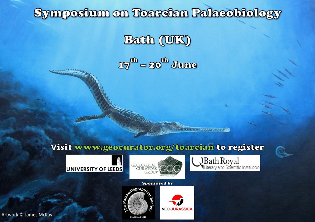 📢There are just five weeks left before abstract submission and registration for presenting delegates closes on May 17th for the Symposium on Toarcian Palaeobiology! If you plan to present at the symposium, make sure to register soon to avoid disappointment! 🐊🐚🦋🐾🌲🌋