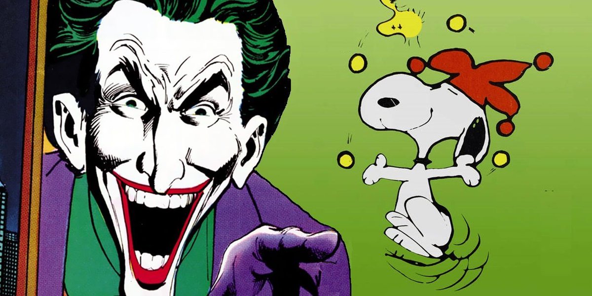 Joker made a strange friend when he took essentially Charles Schulz, creator of Peanuts, hostage in an old issue of Joker's comic book series buff.ly/3VWBsLZ