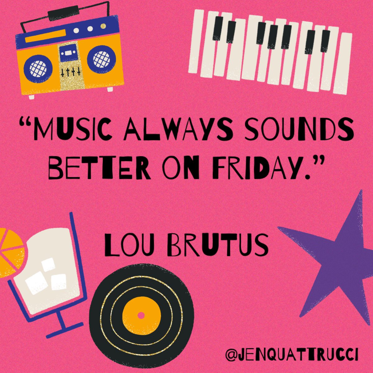 Good morning 💕 Happy Friday! 🎶🎶🎶 #quoteoftheday #friday #music #fridayvibes #celebrateeverything