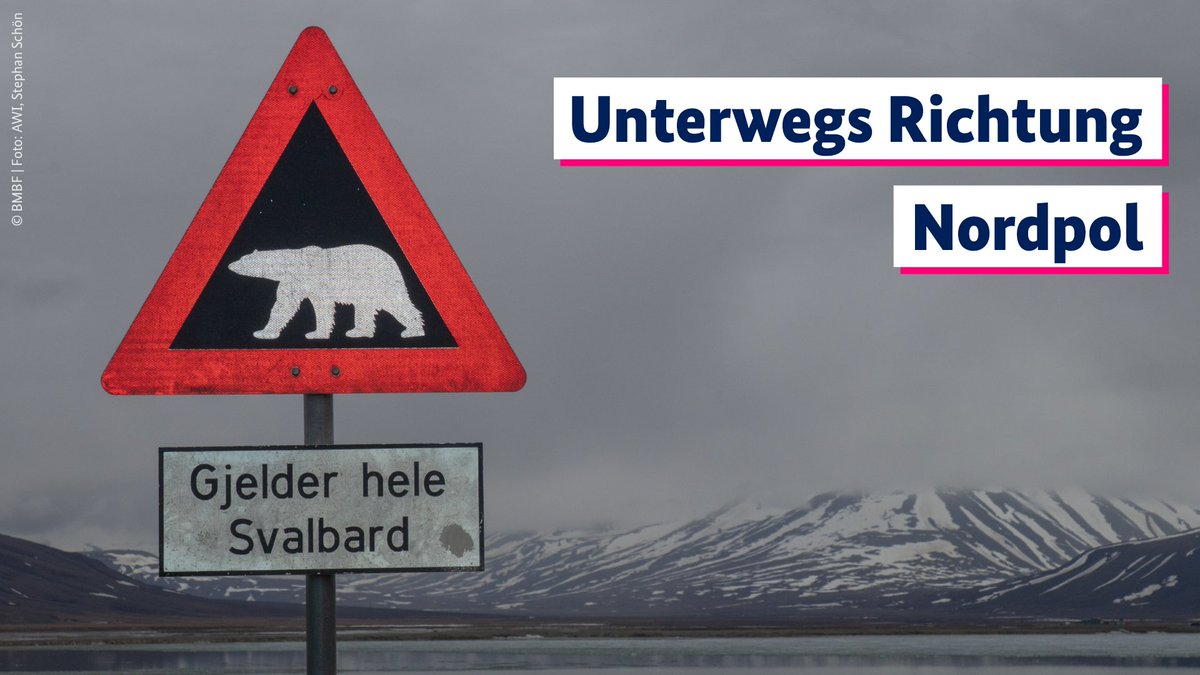 Reiseziel: #Spitzbergen! Bundesforschungsministerin @starkwatzinger besucht hier ab Sonntag die internationale #AWIPEV-Forschungsstation. Die Erkenntnisse der Meeres- und Polarforschung helfen uns, den #Klimawandel zu verstehen und angemessen auf ihn zu reagieren. @awi_de