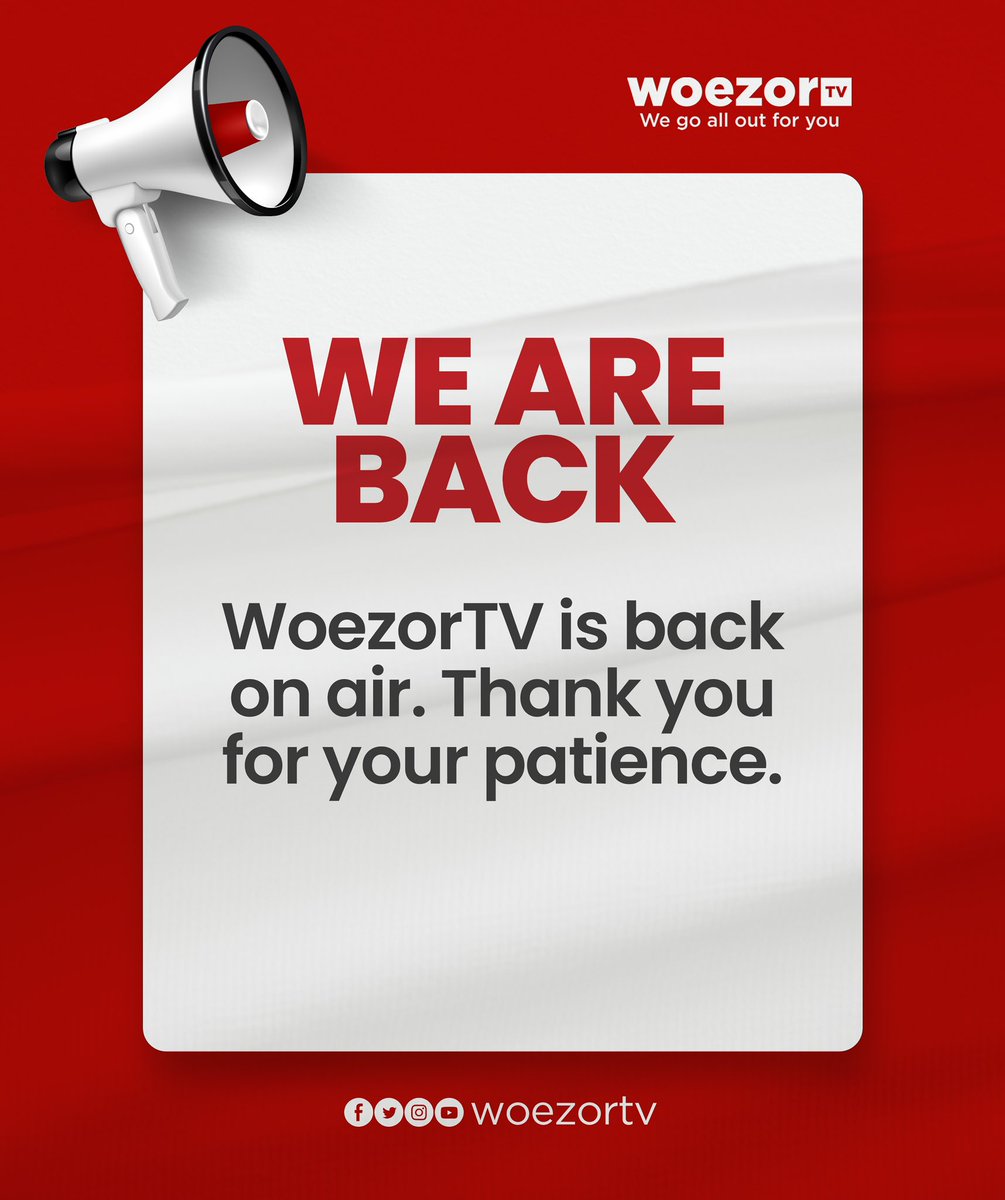 Thank you. #Woezortv2years