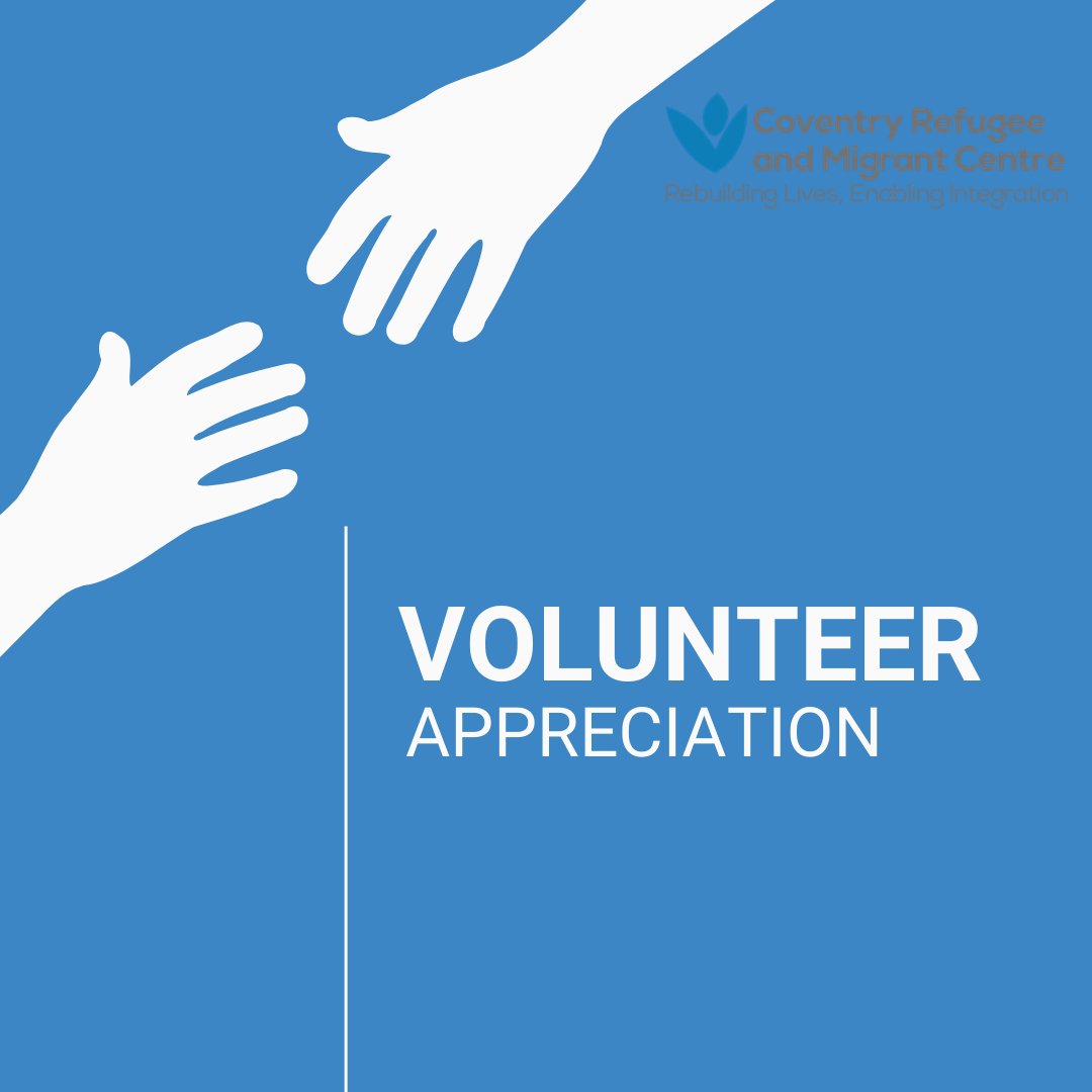 Feeling incredibly blessed with our amazing, dedicated volunteers at the Coventry Refugee and Migrant Centre! Hearing their stories warms our hearts: 'Volunteering here has been so fulfilling. Seeing how my skills impact lives positively is everything!' #VolunteerAppreciation