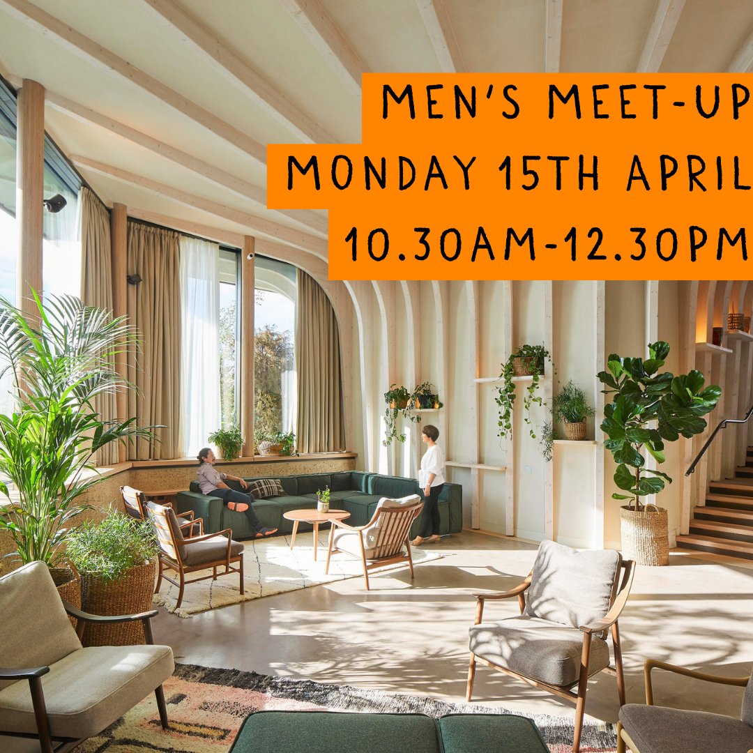 The Men's Meet-up is for men with cancer, who have had cancer, or are supporting someone with cancer. The next meet-up is on Monday 15th April at 10.30am-12.30pm. Please contact the centre to book your place. 📞0113 4578364 ✉leeds@maggies.org