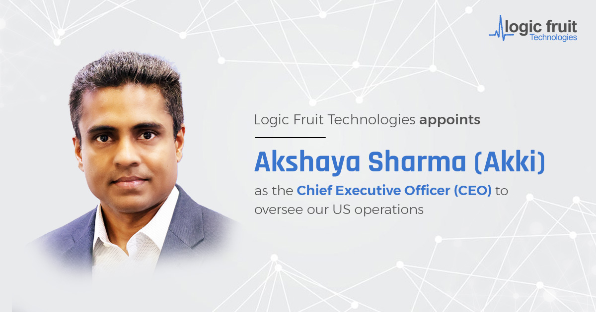 Welcome, Akshaya Sharma!  

Read the full announcement PR here: lnkd.in/ggaXmi2s #LogicFruit #NewBeginnings #WelcomeAboard #TeamExpansion #CEO #US