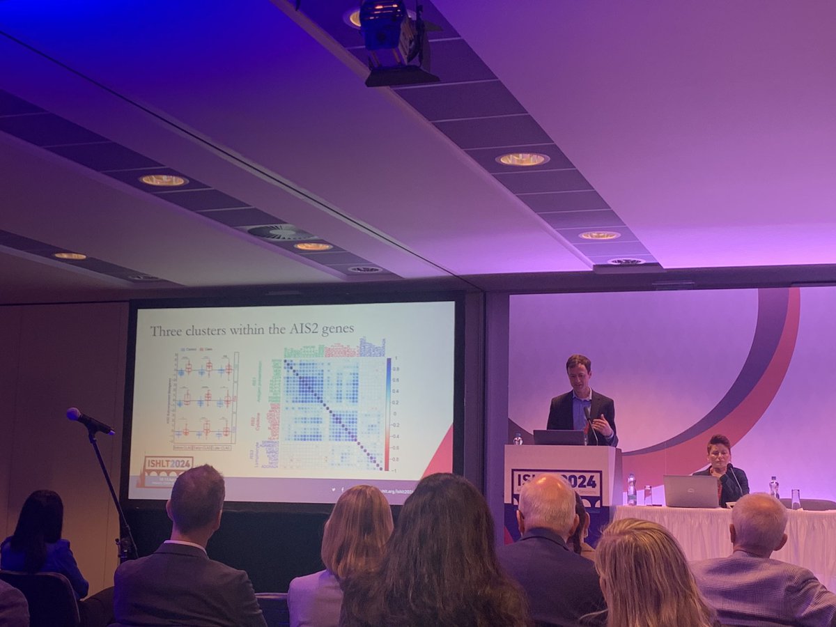 Excellent presentation on airway brushing molecular signature associated with CLAD by <a href="/jrgreenland/">John Greenland</a> 
#ISHLT2024