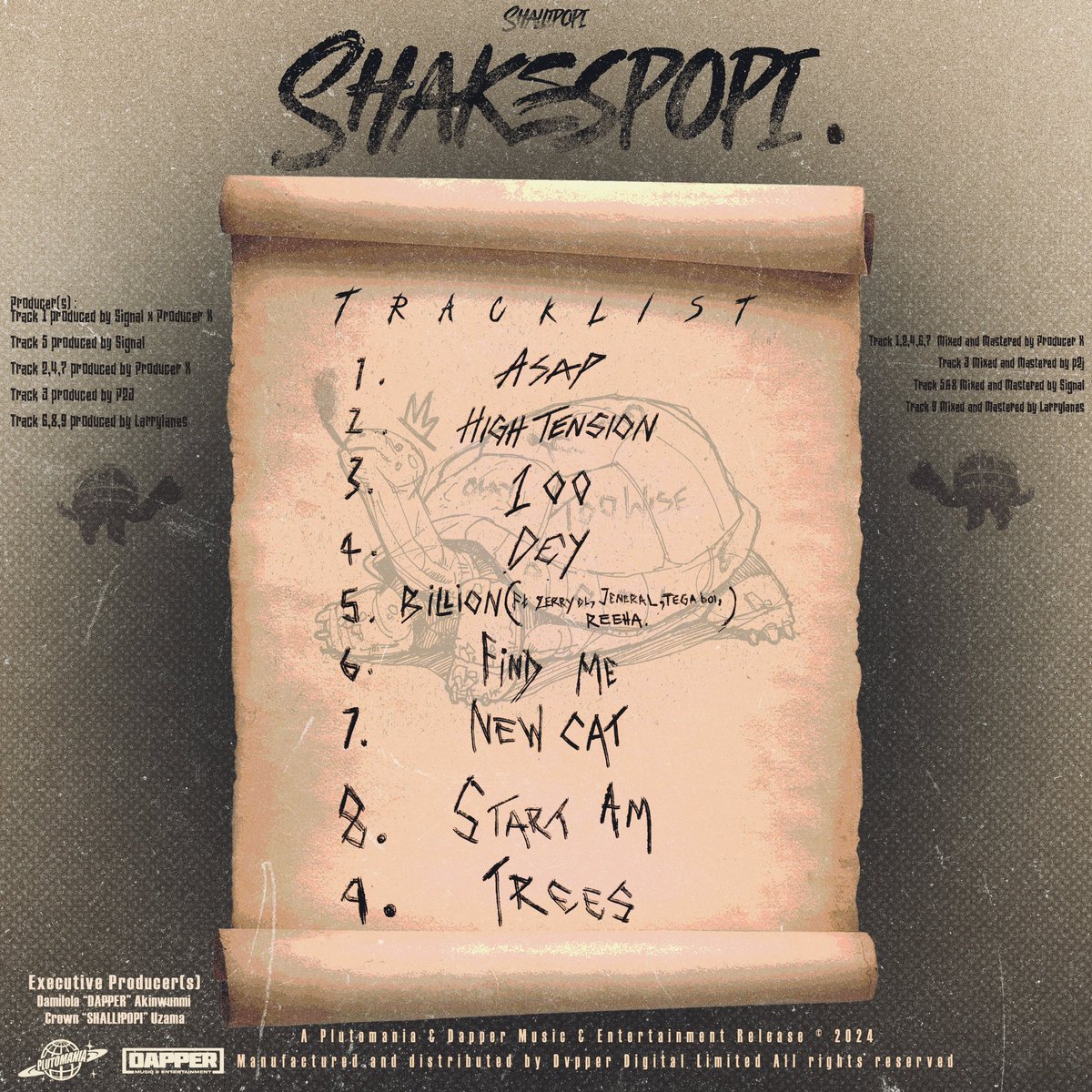 Rate shalipopi new album 1-10