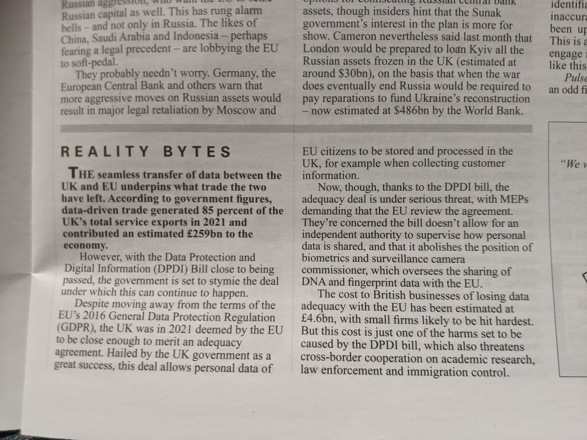 Good to see @PrivateEyeNews taking an interest in the Data Protection and Digital Information Bill If you'd like to know more, check out our collection of resources @ConnectedByData connectedbydata.org/resources/dpdi… And if you'd like to get involved... data-and-ai-cso-network.org