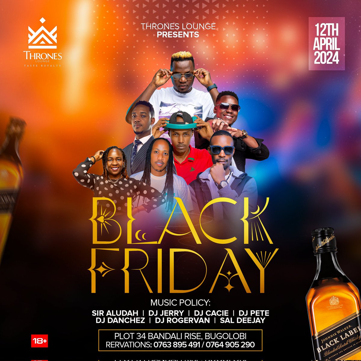 #BlackFriday @throneskampala Powered by @DjAludah @Jerrymehn @Deejaycacie256 & @TheSaldeejay