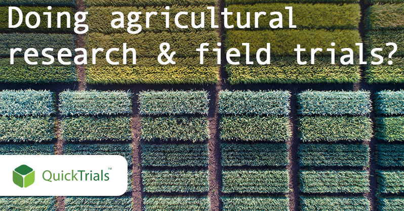 Get the latest updates, articles and job announcements from QuickTrials, and see how you can optimise your field trials easily. Follow QuickTrials today!
