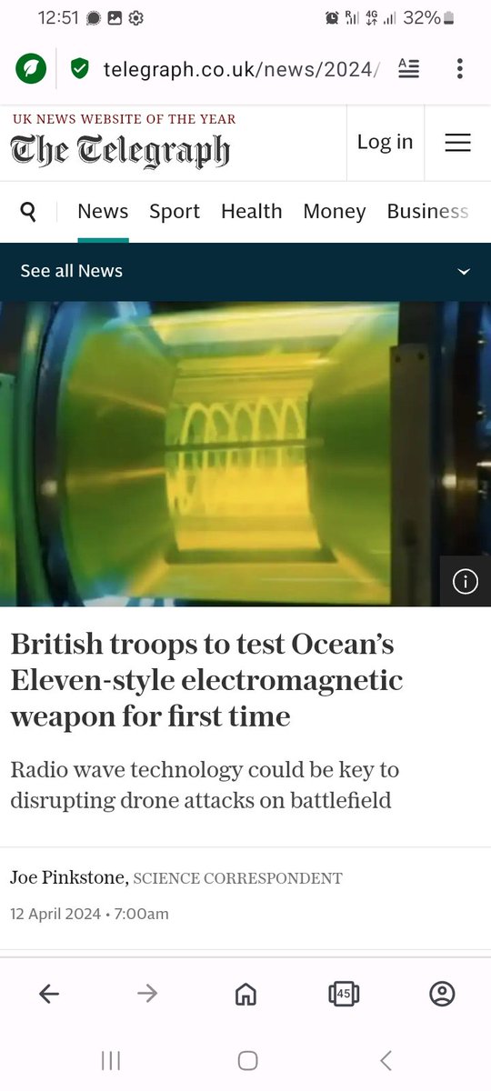 So Directed Energy Weapons DO exist then. But they have definitely never ever been used in peacetime. That would be a conspiracy theory, just like the existence of these weapons used to be - until the Telegraph published details.👍