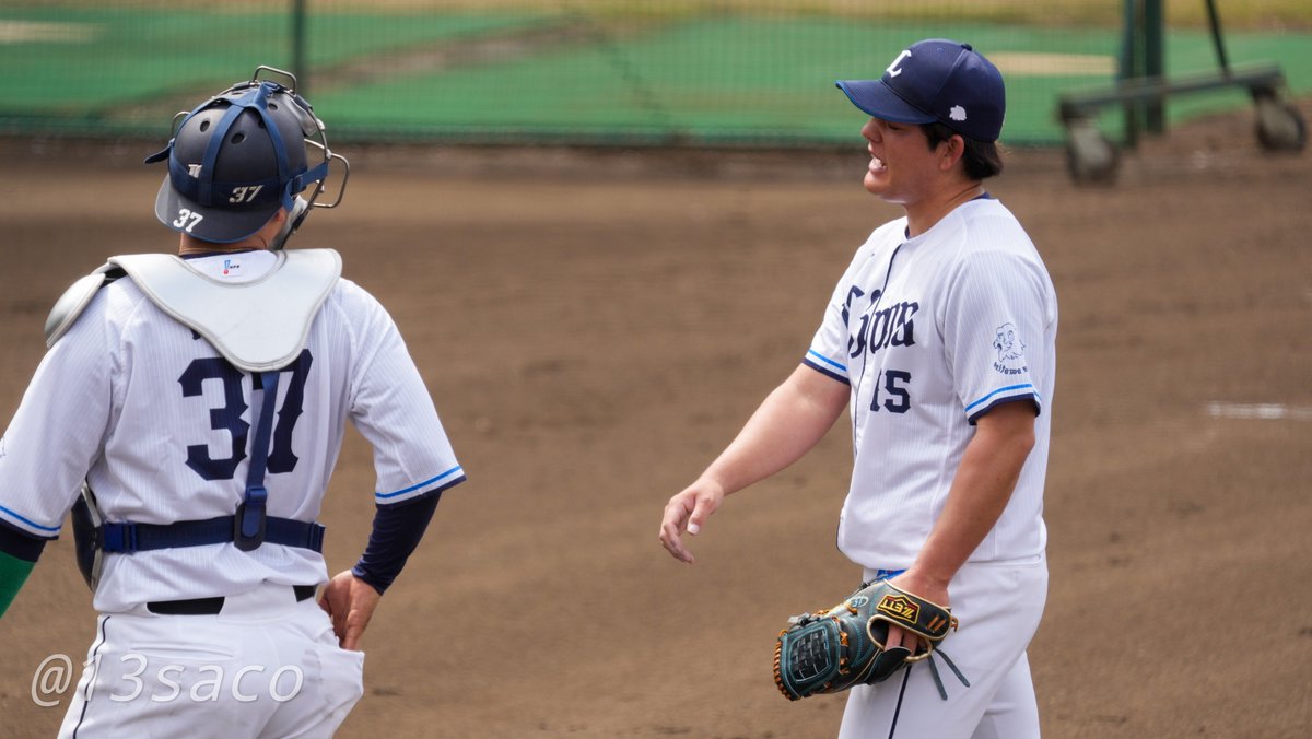 西武先発 #與座海人
初回タイムリーを浴びて1失点スタート
#seibulions
#lionsfarm