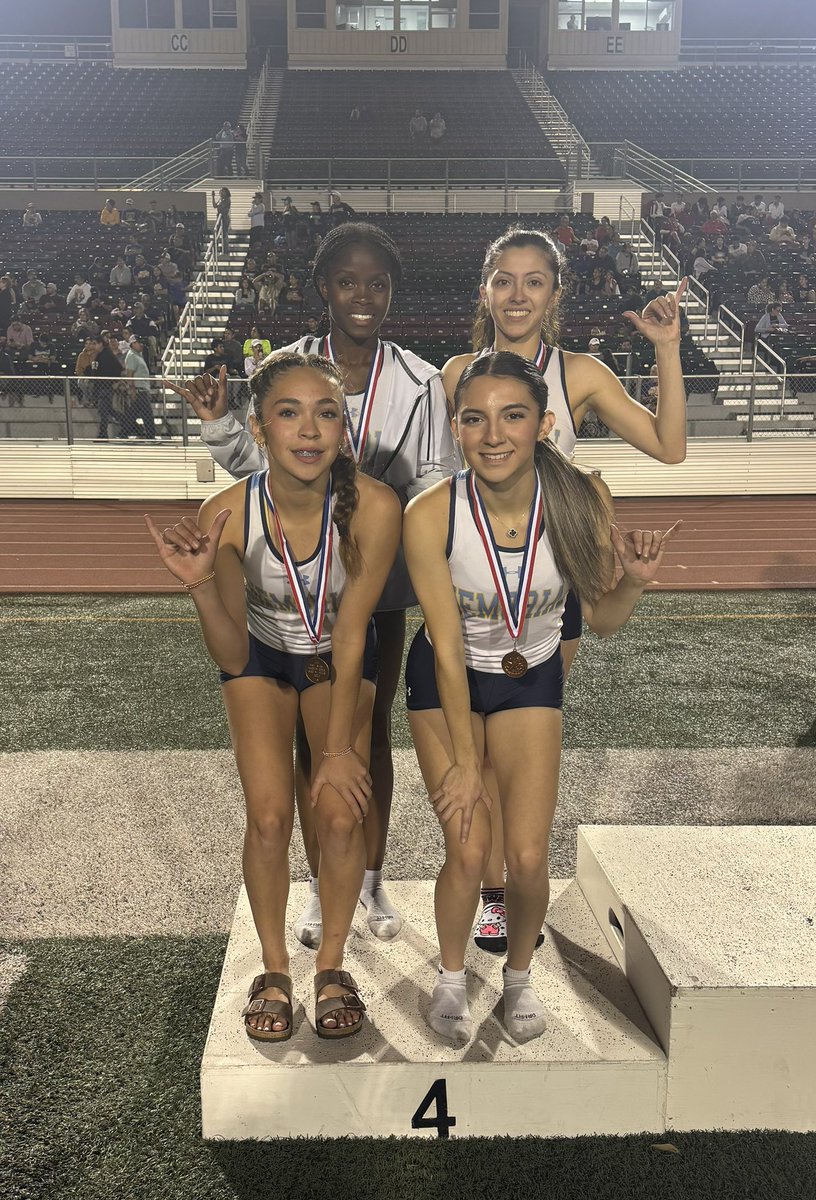 4x4 RELAY
LIBERTY, CAMRYN, VIANEY, &amp; ANN
REGIONAL QUALIFIERS 🎉