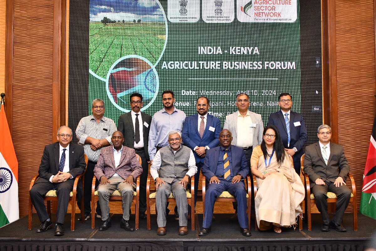 FICCI business delegation to Nairobi, Kenya accompanying Shri Dammu Ravi, Secretary (Economic Relations), MEA, Govt. of India participated in the India - Kenya Agriculture Business Forum organized by the @MEAIndia, @indiainkenya and Agriculture Sector Network (ASNet), Kenya.…