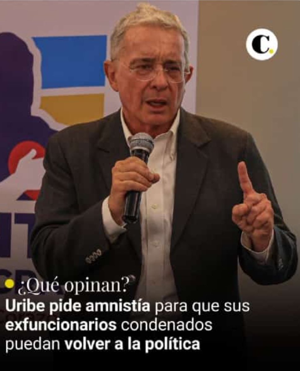 En pocas palabras, Uribe tiene miedo.