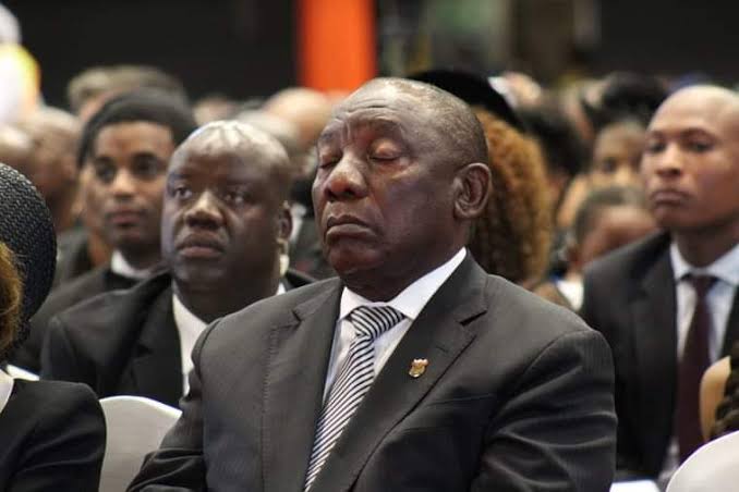 Of course i'm Ramaphosa i will finish 2 terms stealing and letting other ANC members loot through corruption and then blame that he is sorting out President Zuma’s mess and there are clever blacks will believe this 😂🤡 wake up you clowns