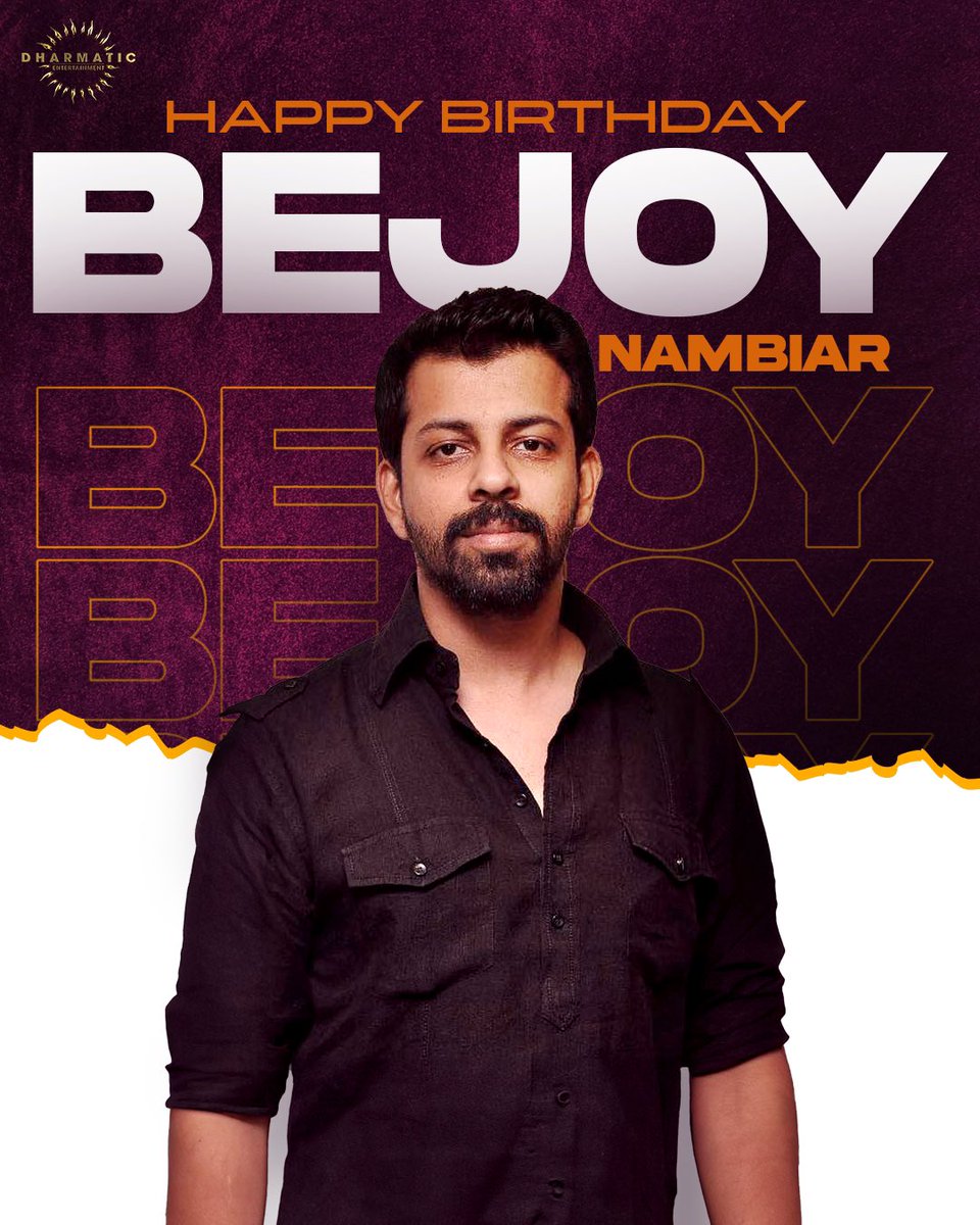 To the director who brings the magic & mystery alive in every frame. Happy birthday @nambiarbejoy!✨