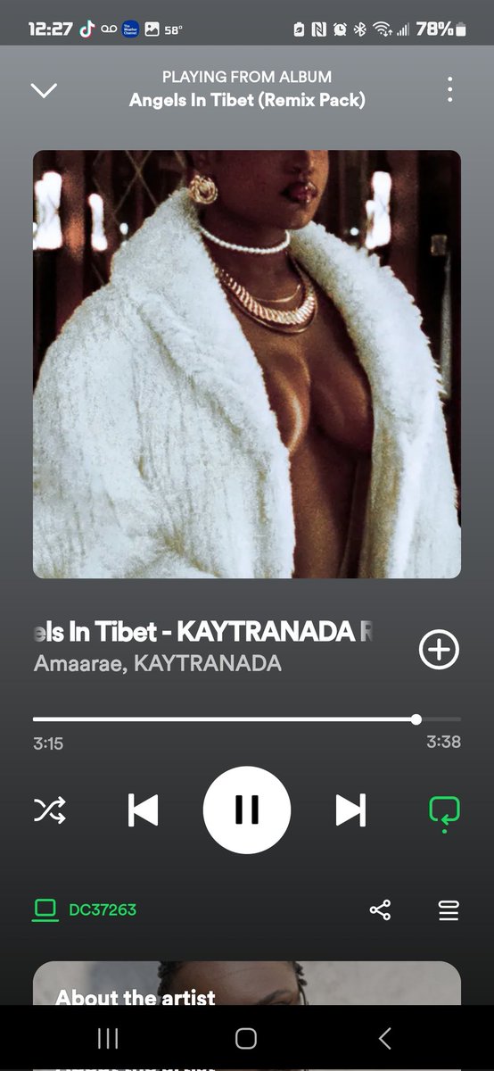 beyondbinary91's tweet photo. How did I know that Juls and Kaytranada were going to come through for me personally?? They are my favorite remixes in this pack. Whew!!  Just flames. #AngelsInTibet #AngelsInTibetRemixPack #Amaarae  #Juls #Kaytranada https://t.co/6MeQLOEITK