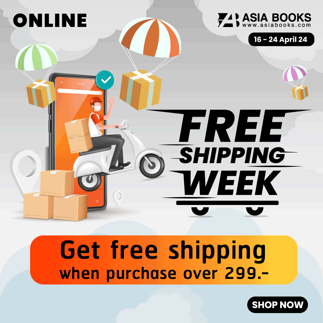 🛵 Free shipping week 📦 When purchase over 299 Bath on the Online Store.

🛒 Shop online > bit.ly/ABFBFSPAPR24
📅 16 - 24 Apr'24

* Terms and conditions as designated by the company.
----------------------
#Asiabooks #promotion #englishbooks #หนังสือภาษาอังกฤษ #FreeShipping