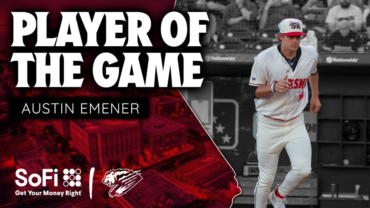 Congratulations, @SoFi Player of the Game, @AustinEmener. Emener struck 5 of the first 6 batters he faced en route to a Grizzlies win.

SoFi, Get Your Money Right.