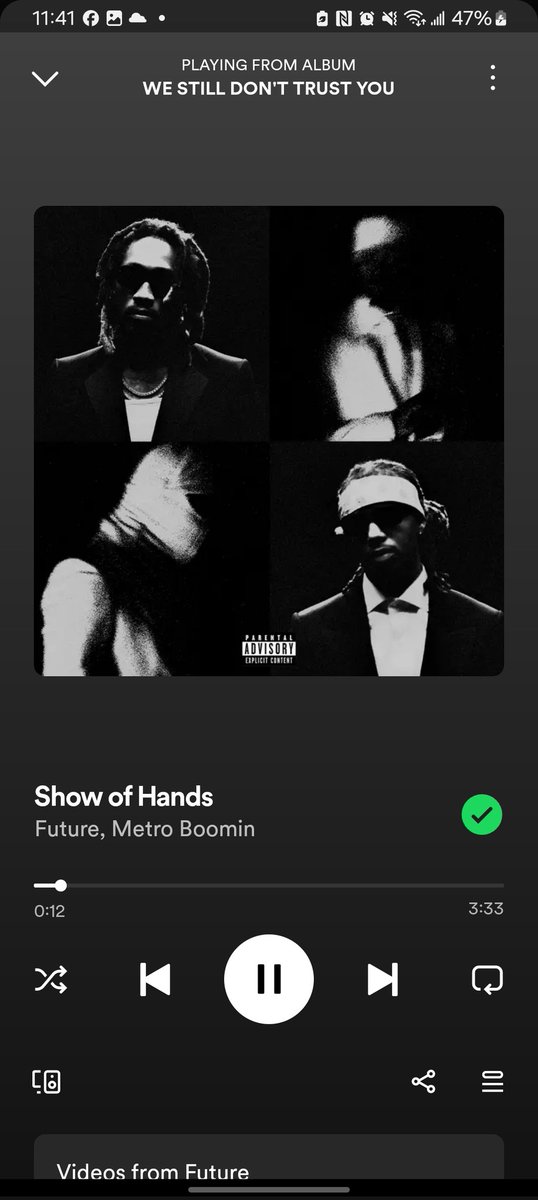 This my favorite...but 'show of hands' ASAP went in on drake...weekend went in on drake. Then you throw j. Cole on the album, Lil baby on the album @MetroBoomin is a wild ass nigga😂🤣😂🤣😂