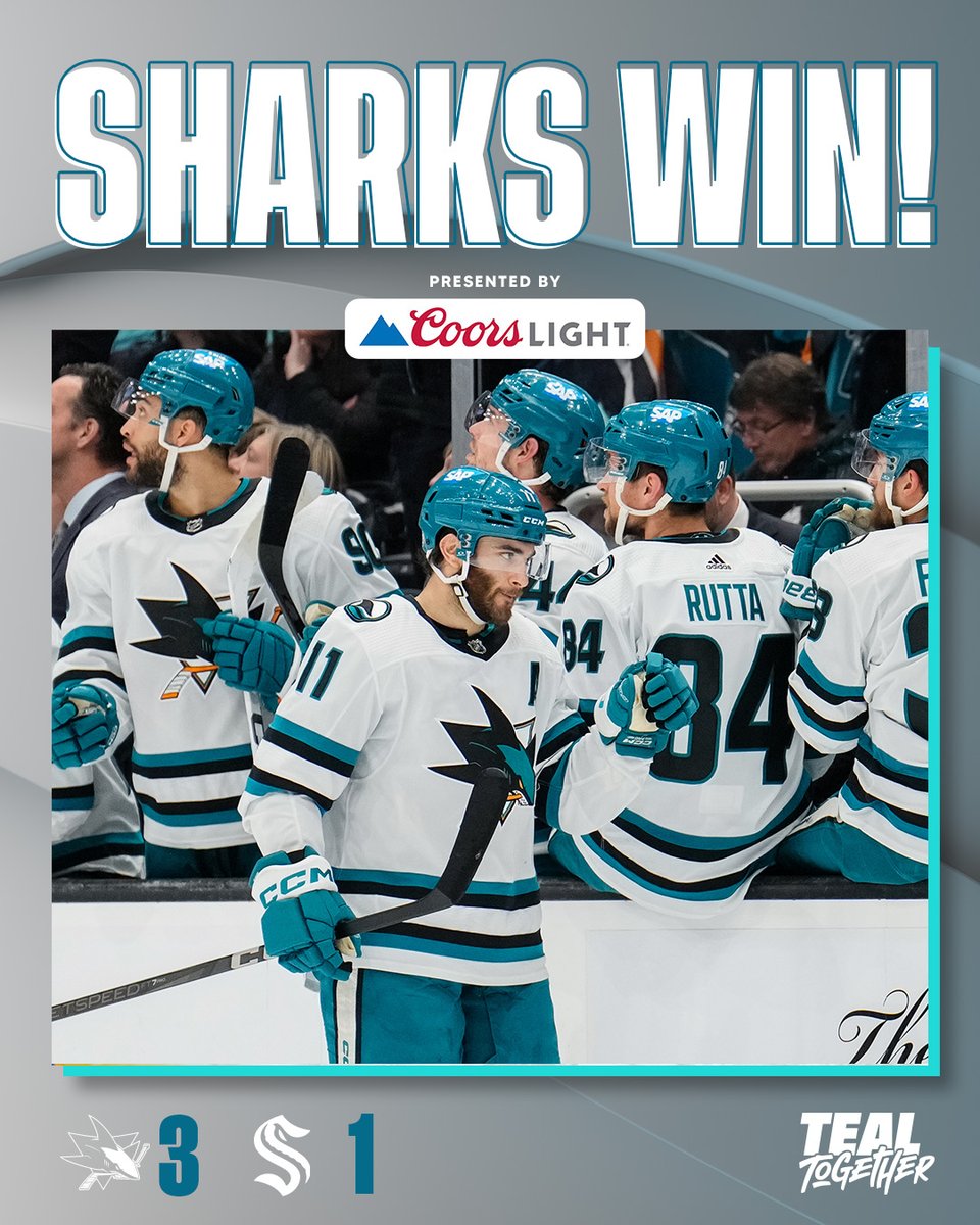 SHARKS WIN!!! Shark Fans, Celebrate and Chill. @CoorsLight, Made to Chill and reminds you to Celebrate Responsibly.