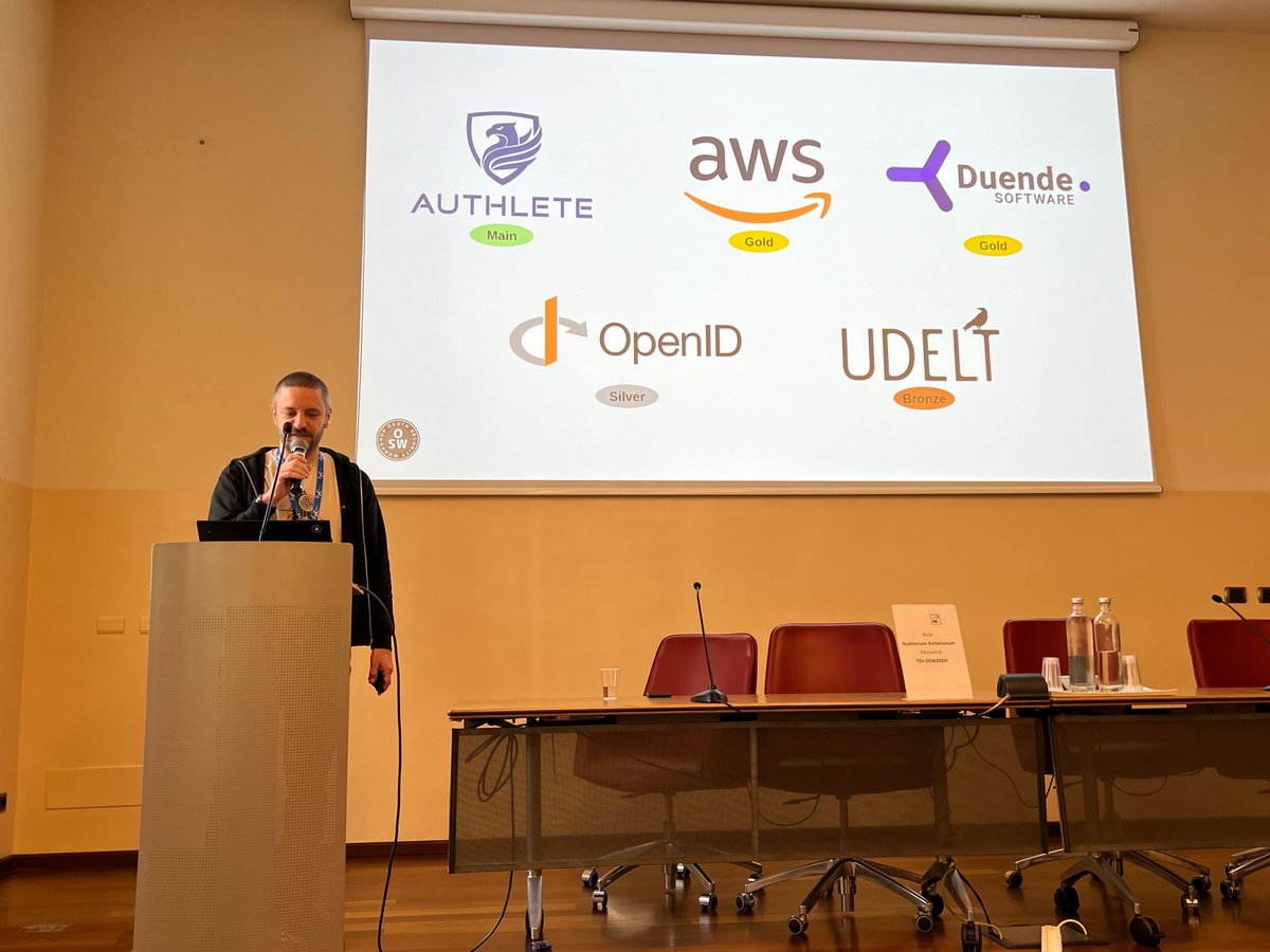 Authlete (@authlete) on Twitter photo We've had an incredible last few days in Rome, and the #OAuth Security Workshop 2024 is wrapping up today. Don't forget to grab our special OSW T-shirt and catch presentations by Authlete's <a href="/josephheenan/">Joseph Heenan</a>, <a href="/justin__richer/">Justin Richer Ⓥ</a> and <a href="/dfett42/">Daniel Fett</a> in the morning! 👉oauth.secworkshop.events/osw2024/agenda… We've had an incredible last few days in Rome, and the #OAuth Security Workshop 2024 is wrapping up today. Don't forget to grab our special OSW T-shirt and catch presentations by Authlete's <a href="/josephheenan/">Joseph Heenan</a>, <a href="/justin__richer/">Justin Richer Ⓥ</a> and <a href="/dfett42/">Daniel Fett</a> in the morning! 👉oauth.secworkshop.events/osw2024/agenda…