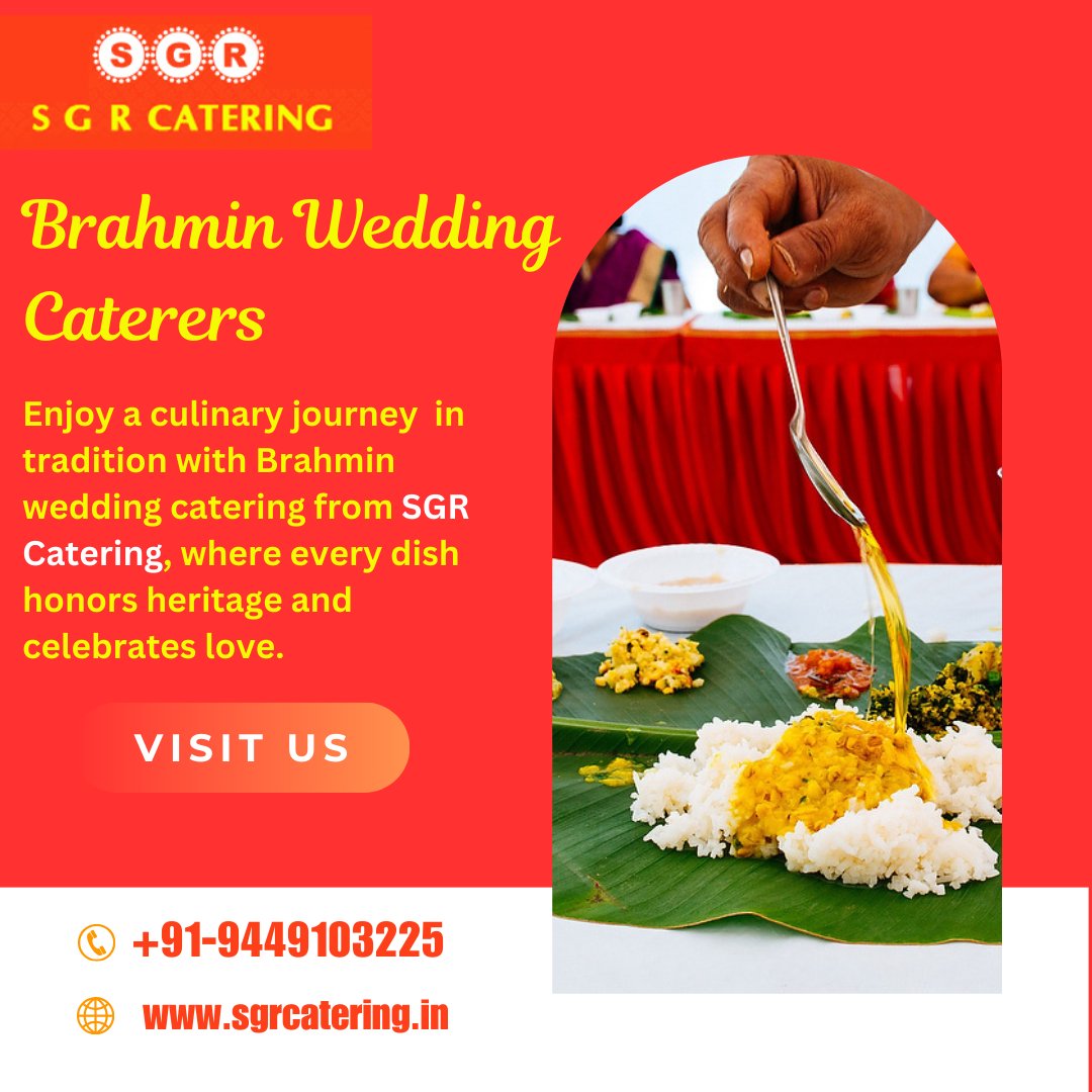 SGR Catering provides the best Brahmin Wedding Caterers in Bangalore which will make your function a memorable event. 
#sgrcatering #malleswaram #bangalore #karnataka #brahmincatering #traditionalfeast #brahminwedding #culturalcatering #divinedishes #weddingrituals