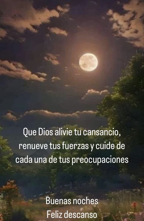 #Buenas Noches
Que Dios( Adonai, HaShem, el Todopoderoso) alivie tu cansancio, renueve tus fuerzas y cuide de cada una de tus preocupaciones.
🛌💤🛌💤💚
#Shalom
#buenasnoches
#dormirtranquilo