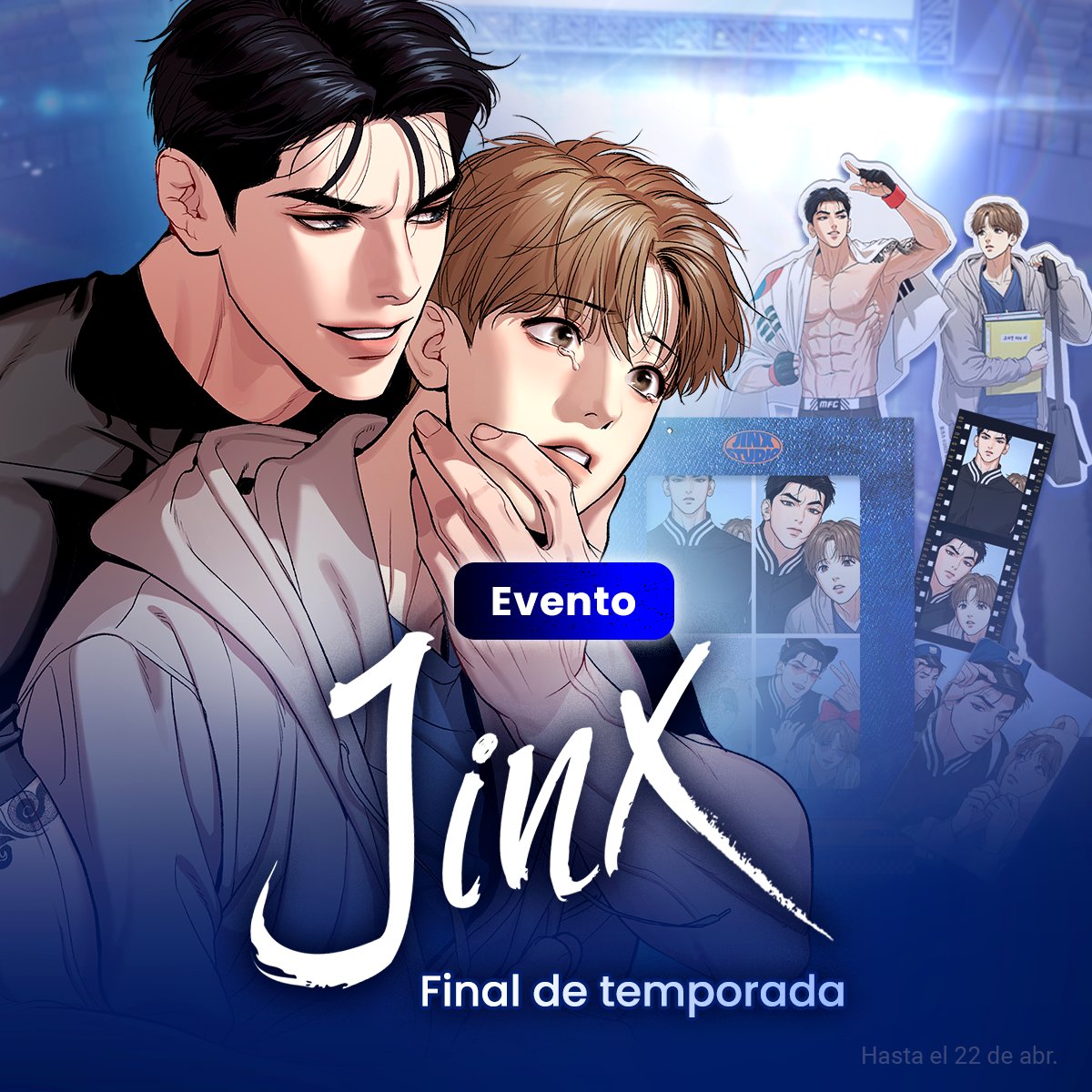 🥊 𝗝𝗶𝗻𝘅 😎 𝗙𝗶𝗻𝗮𝗹 𝗱𝗲 𝗧𝗲𝗺𝗽𝗼𝗿𝗮𝗱𝗮 ❤️‍🔥 ¿Lees Jinx en #LezhinES? 🏆 ¡Se uno de los ganadores de goods oficiales! 👉 Más detalles aquí: bit.ly/3JcfGwe ✨Lee #Jinx ahora: bit.ly/3hlHbck ✍️Autora: @_MinGwa #Evento #Premios #TioLezhin #BL #Webtoon