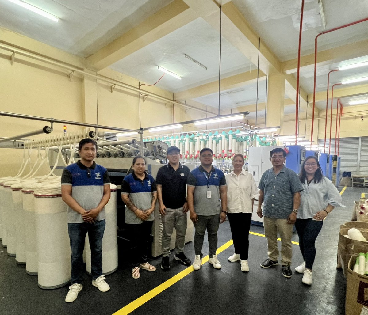 SUSTAINABLE TEXTILE for the 🇵🇭 Creative Industry #TatakPinoy #supplychain @UNIDO prepares to support the @DOSTphl Regional Yarn Production & Innovation Center (RYPIC) in the value-chain entry of cotton-banana & cotton-pineapple hybrid yarns. #standards #laboratory @UNIDO_ASP