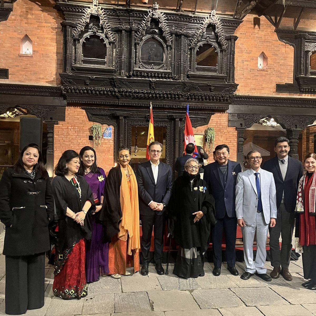 🎖️The Embassy of #Spain🇪🇸 held a ceremony in Kathmandu #Nepal🇳🇵to bestow the decoration of the Order of Civil Merit and the Order of Isabella the Catholic. Many congratulations to the recipients for their achievements!