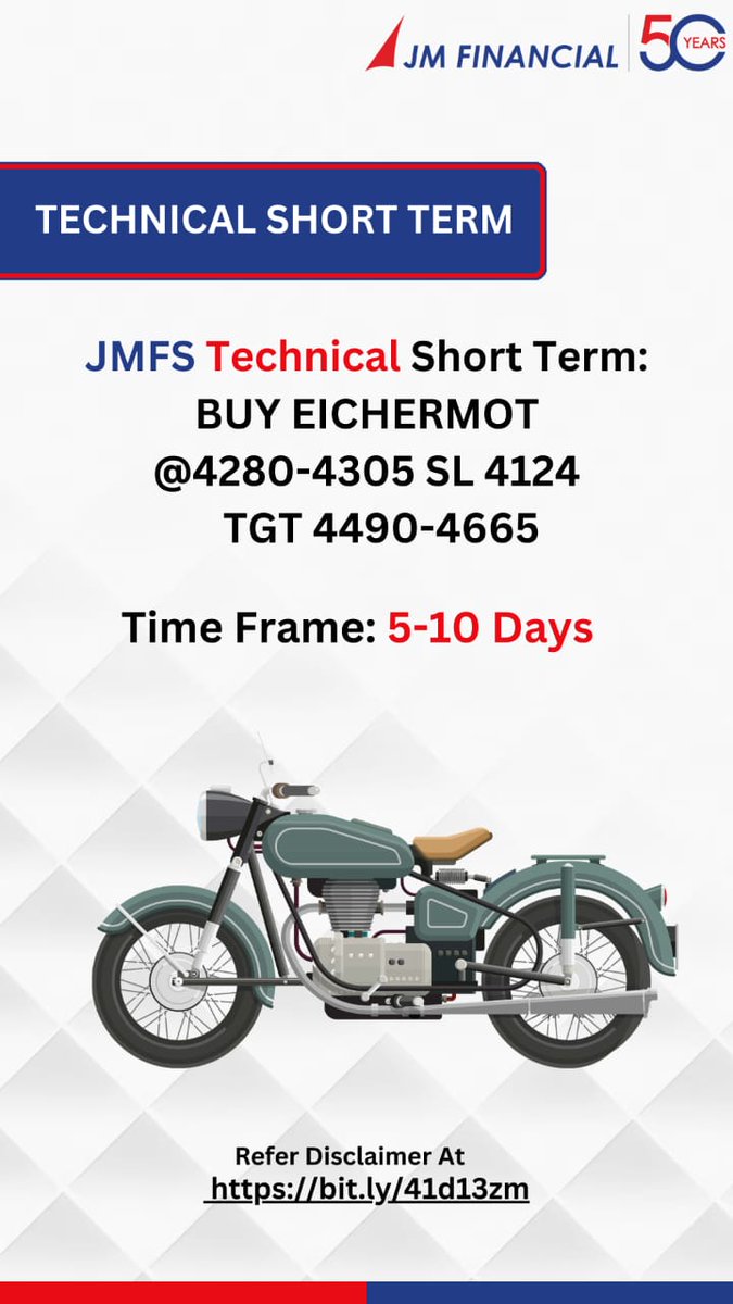 Technical Short term call on Eicher Motors Ltd.

#EicherMotors #nifty50 #NiftyBank
#Technicalcalls #Equitymarkets

👇👇👇