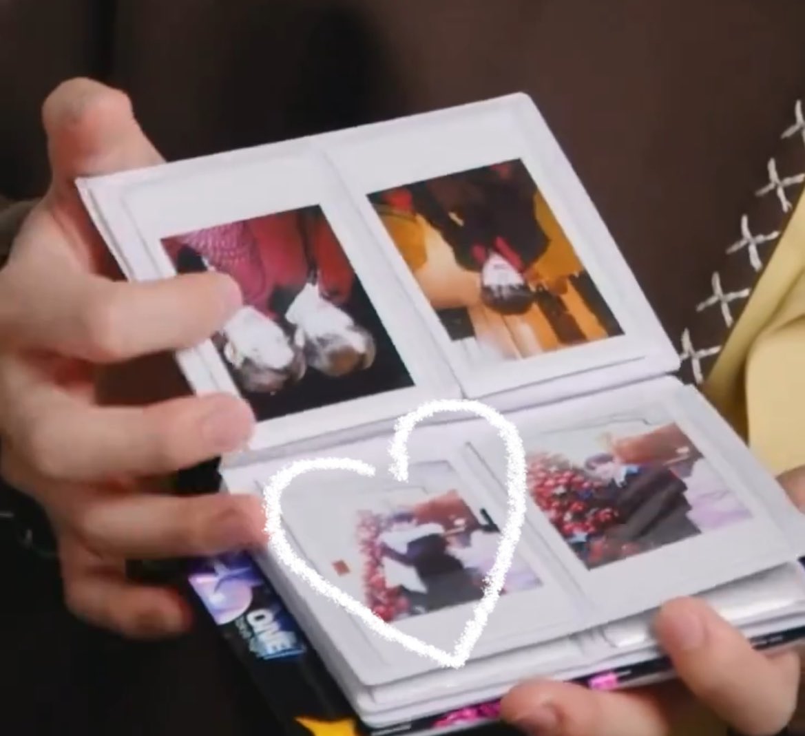 shotaro has a poloroid of him and niki that he carries in his bag (；ω；)♡