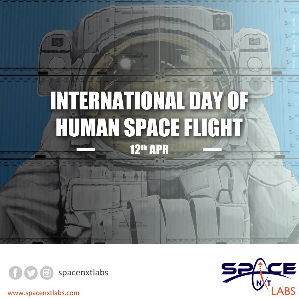 SpacenxtLabs's tweet photo. Today, we celebrate the indomitable spirit of human curiosity that propels us to reach for the stars. 🌌✨ 

#InternationalDayofHumanSpaceflight #DreamBig #spacenxtlabs #spacenxt https://t.co/jE1172TZ8z