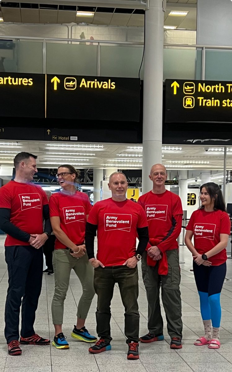 Alongside the @BritishArmy as we head off for the Marathon De Sable for the Army Benevolent Fund.. Please cheer along and give whatever you can … They’re the best of us.. justgiving.com/campaign/rinde…