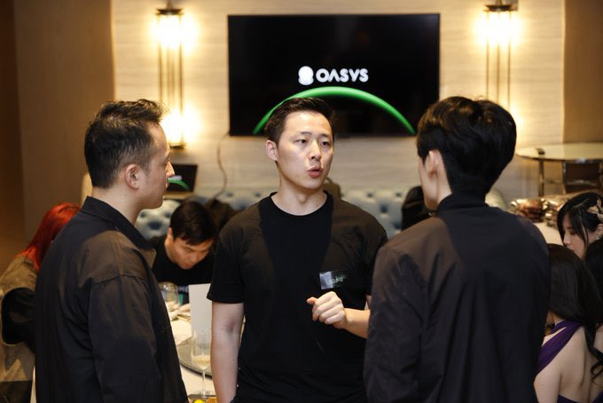 #Oasys 主办了一场晚宴，作为我们在香港拓展的活动🇭🇰

我们很幸运的在私人宴会中接待了众多 #游戏 公司和 #Web3 KOL，并共同探讨有关 #区块链游戏、Web3 游戏的创新等议题，

感谢各位与会的贵宾本次的分享！