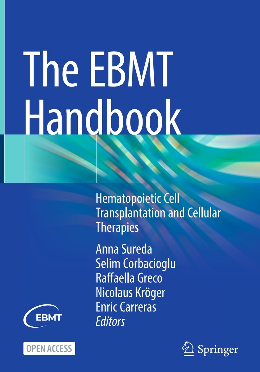 It's here, it's free, it's awesome 😎 This is a PDF that is WORTH downloading 💪🏻 Strong work by the #EBMT members ! Link 👇🏻 link.springer.com/book/10.1007/9… #MedTwitter