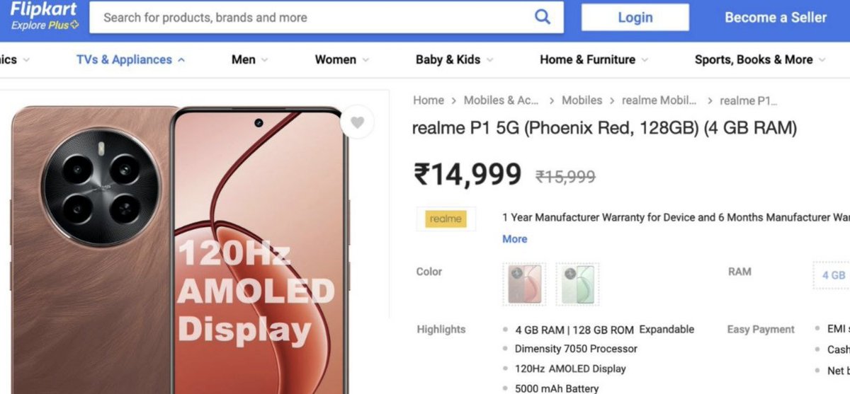 Vivo T3X: Promising chipset, great overall package, & they decide to screw it with a 4GB RAM base variant. Realme P1: Same thing. Good chip, no display compromise, good balance & then they screw this with a 4GB RAM base variant. Better get the 6GB models on discount. 4GB? No.