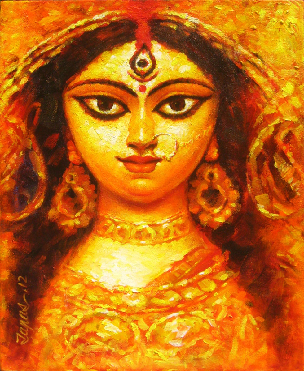 Empowerment in every stride, grace in every gaze - embodying strength and divinity, Goddess Durga lights the way. 
#Art #Artist #Colors #CanvasPainting #PaintingForSale #HandPainting #ContemporaryArt #AbstractPainting #ModernArt #AcrylicPaintings #FigurativePainting #Navratri2024