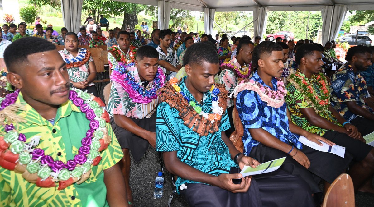 @forestry_fiji achieved another milestone following the presentation of certificates to 2⃣3⃣trainees who have successfully completed a 7-month long training in timber processing & manufacturing at the Timber Industry Training Centre in Nasinu today. 🔗rb.gy/i543fp