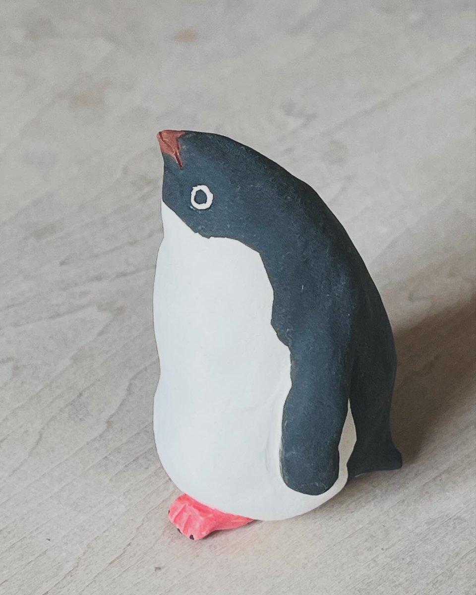 アデリーペンギン #さっぽろペンギンコロニー #なかじまともゆき #ペンギン陶器 #ペンギン #penguin #pencolo #penguincolony #penguincrafts ⁡ #adeliepenguin #アデリーペンギン